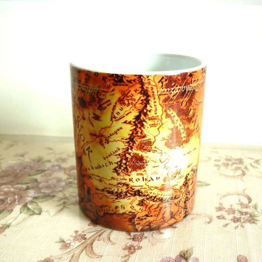 Creative Magic Hot Drink Cup Color Changing Mug Marauders Map Coffee Tea Milk Mugs Novelty Gifts