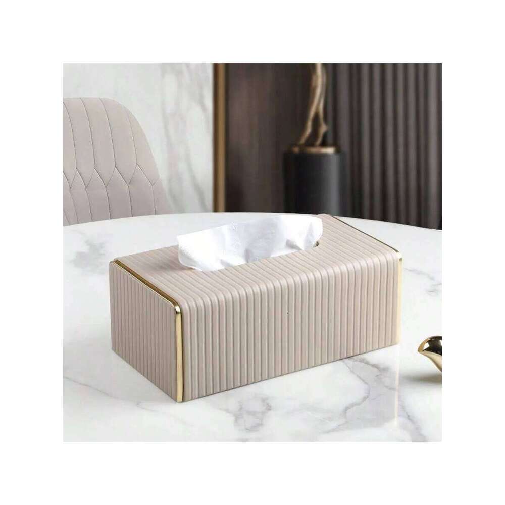 Paper Bathroom Tissue Boxleather Paper Towel Holder Is Suitable For Bedroom, Dining Table, Office