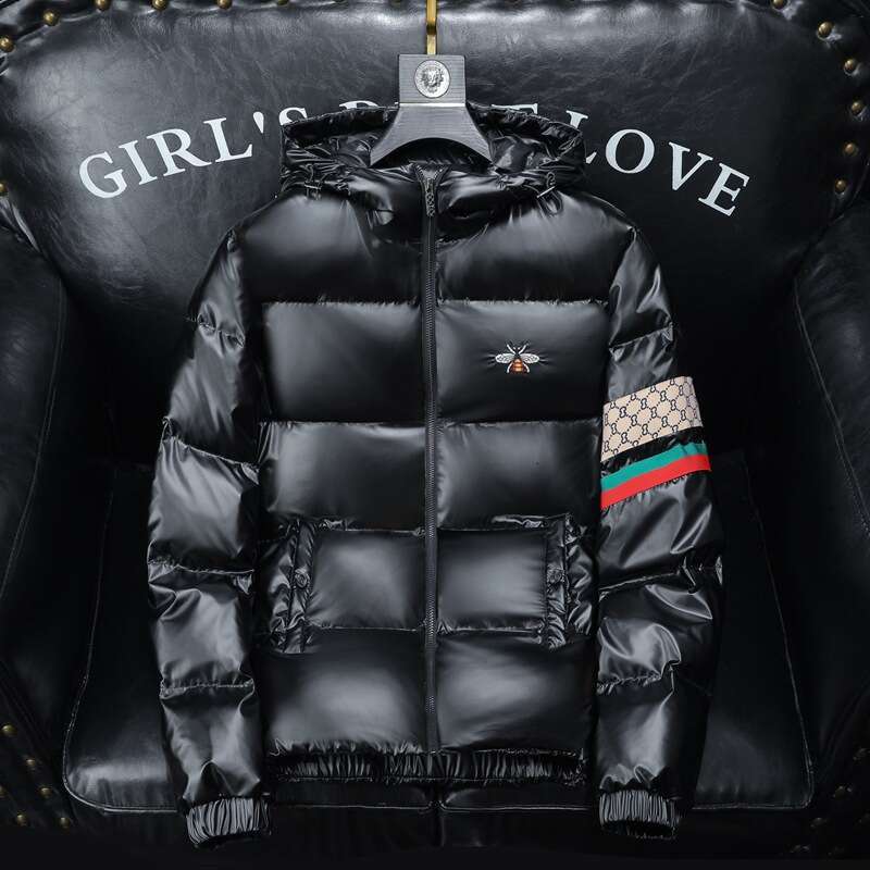 2025 Winter New Hooded Slim Fit Fashionable Warm Youth Coat Men's Down Jacket