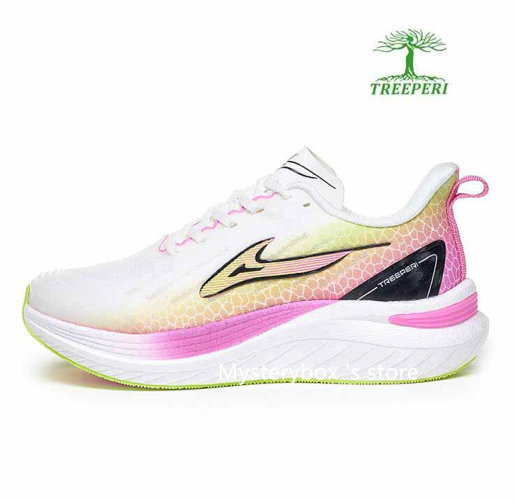 Treeperi Jogging Shoes Carbon Plate Marathon Running Shoes Competition Training Racing Sports Shoe Really Explosive Wave Maker Series Mysterybox Store