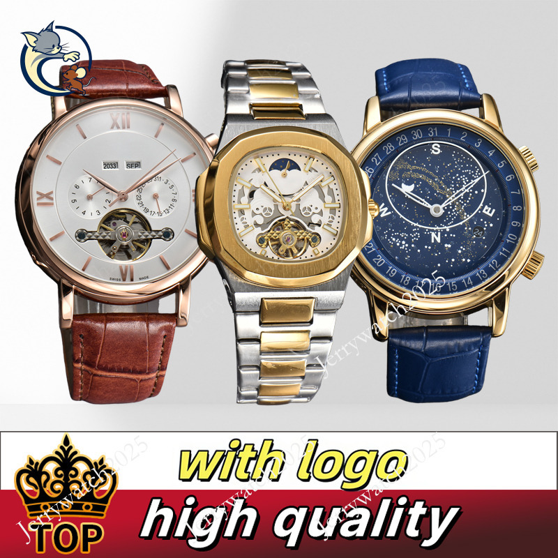 2026 10A Patekdly Philipely 5711 Nautilius Watches Luxury Mens Pateke Philipity Watch Man Chronograph Designer Aquanaut Watch Automatic Movement Watch c6