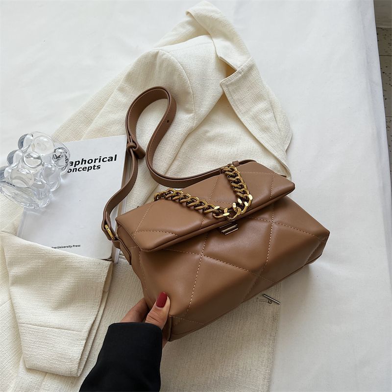 Mobile Phone Shoulder Bag Womens Quilted Handbag Crossbody Bags Vegan Leather Shoulder Bag with Card Slot Adjustable Removable Z250612