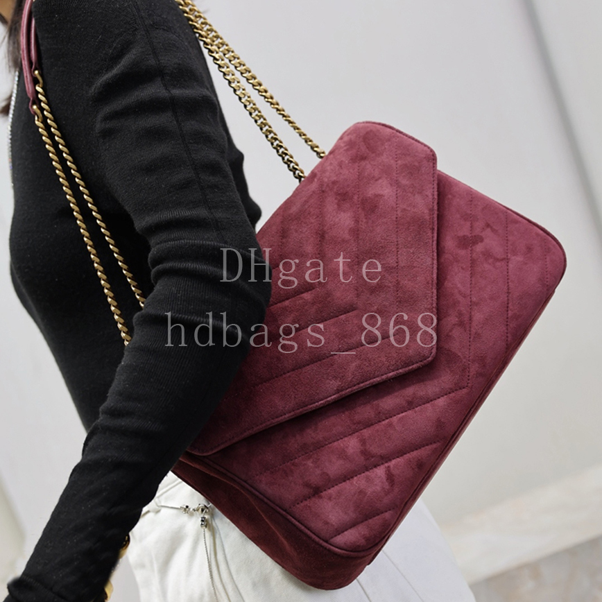 Mirror quality Luxury Lambskin Designer Chain Bag - Fashionable Crossbody & Shoulder Handbag 32cm with Box Y466