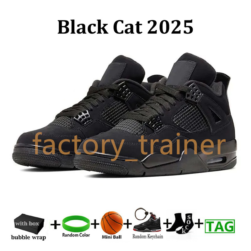 2026 Designer New basketball shoes 4 Black Cat Worn Blue White Cement Black Meatllic Black Cool Grey Concerd Flu Game mens sneakers womens runner trai