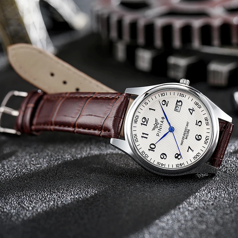 Casual Fashion Leather Strap Men Watches Montre de luxe homme selling Products Drop erkek saatleri Relogio 260114