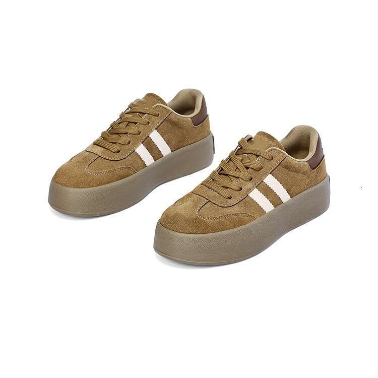 Thick-Soled Casual Sports 2025 Spring and Autumn New Style Student Versatile Training Sneakers Lace-Up Forrest Gump Women's Shoes