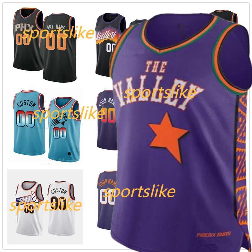 Cutom Sun Baketball Jersey Durant Booker Bradley Beal Tyu Jone Ryan Dunn Juuf Nurkic Monte Morri Collin Gillepie Royce Maon Plumlee Joh Okogie men