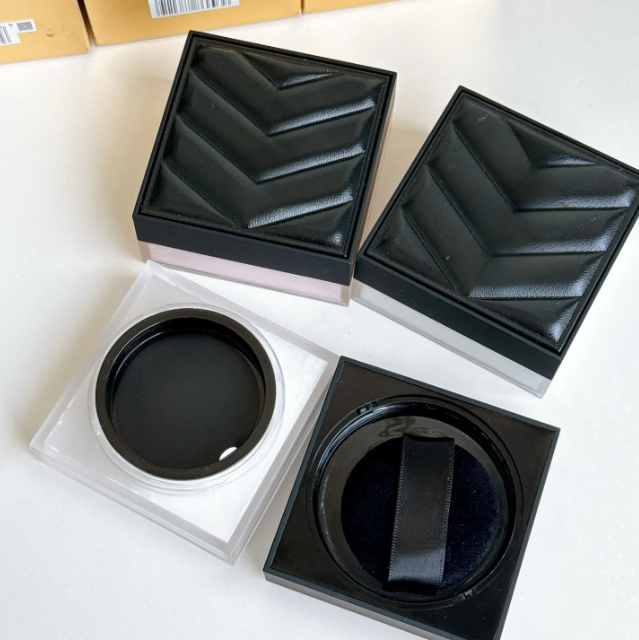 Black PU Leather Loose Setting Powder Smoothing Waterproof ALL HOURS HYPER BLUR LOOSE POWDER Full Coverage 10g