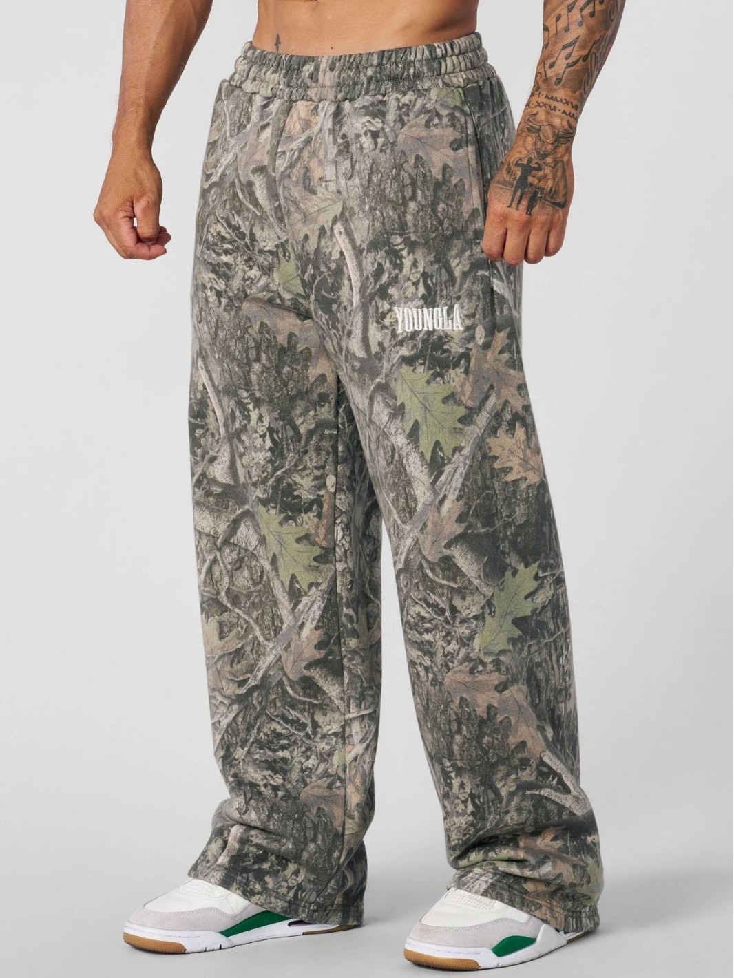 Y2K Streetwear Baggy Pants Camo Pattern Printed Hip Hop Sweat Pants Mens Unisex US Casual Camo Trouser 241011 - view 6