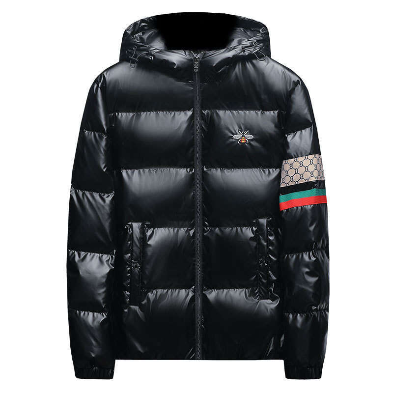 2025 Winter New Hooded Slim Fit Fashionable Warm Youth Coat Men's Down Jacket