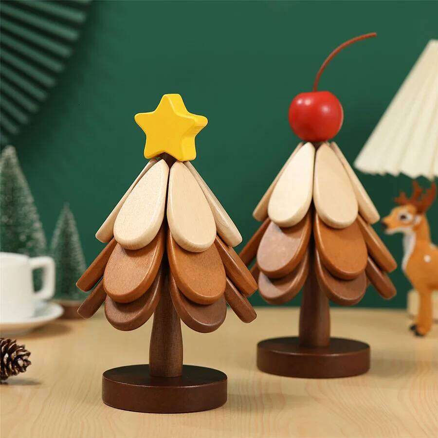 Tree Insulation Solid Wood Dining Table Anti Scalding Pot Mat Festival Gift Creative And Personalized Home Decoration
