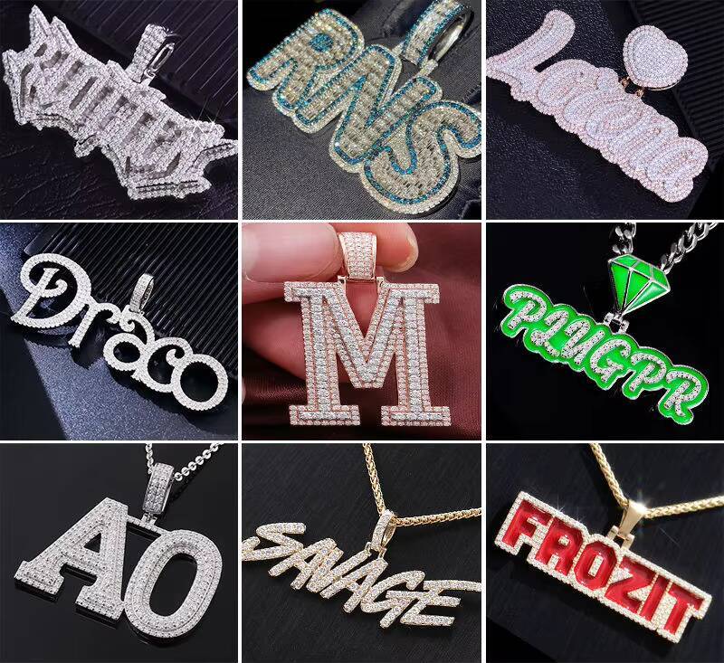 Mens Iced Out 925 Sterling Silver Vvs Diamond Mossanite Moissanite Hip Hop Jesus Head Piece Pendant 925 With Rope Chain Necklace