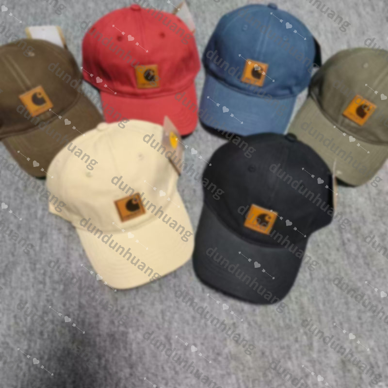 Mens Canvas Carhartity Baseball Caps Designer Hats Womens Fitted Caps Fashion Fedora Letters Stripes Mens Hats