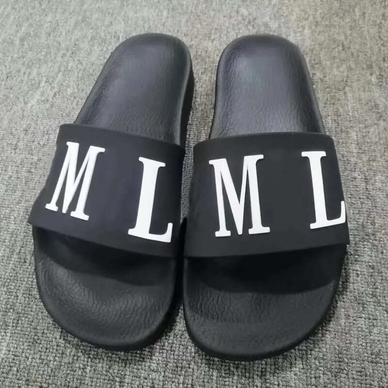 Designer Slides Mens Womens Slippers Bloom Printing Leather Black Shoes Fashion Luxury Summer Sandals Womens Beach Slide Free shipping