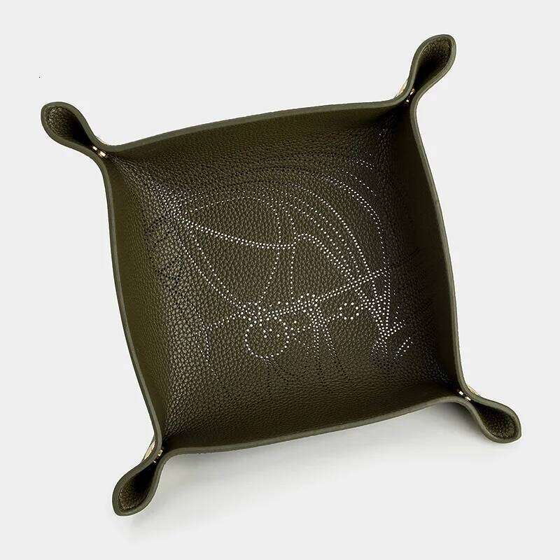 Luxury Horse Head Hollow Design Necklace Bracelet Plate, Jewelry Key Leather Storage Plate Organizer