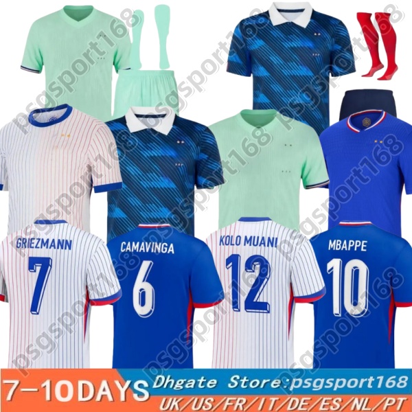 S-4XL 26/27 MBAPPE FRENCH Soccer Jersey THAUVIN BARCOLA OLISE EKITIKE KANTE DEMBELE GIROUD SALIBA Equipe Maillots Kids Football Shirt HOME AWAY FAN TCHOUAMENI