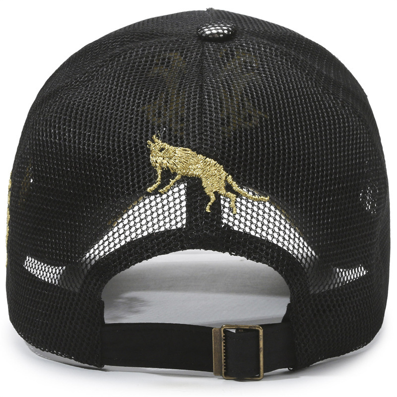 Luxury Brand Designer Cap New Summer Full Mesh Breathable High Top Baseball Cap Fashion Embroidered Duckbill Cap Outdoor Unisex Casual Mesh Hat Trend