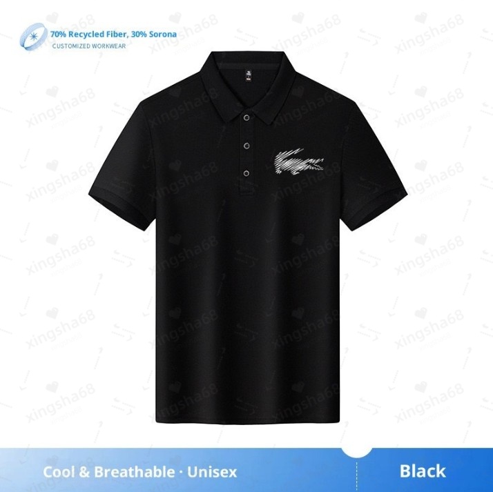 POLO Designers Men's Polos Tiger Woods Golf Sun Day Red Dense Polka Dot Mens Summer TShirt Top Quick Dry Club Button Polo Shirt