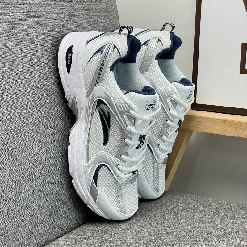 Trendy Woman Flats Shoes Fashion 2026 New Trainer Shoes Men's White Sneakers Chunky Sole Lightweight Sport Shoes 36-44