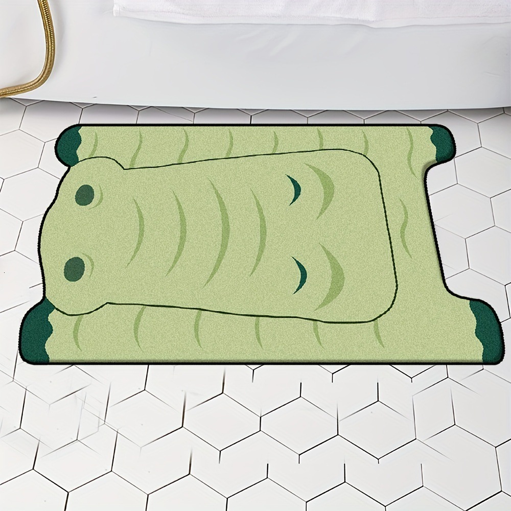 Alien-shaped cartoon animal wool-like carpet, dirt-resistant and cool, sofa decoration mat, cute cow-shaped easy-to-clean mat 240805