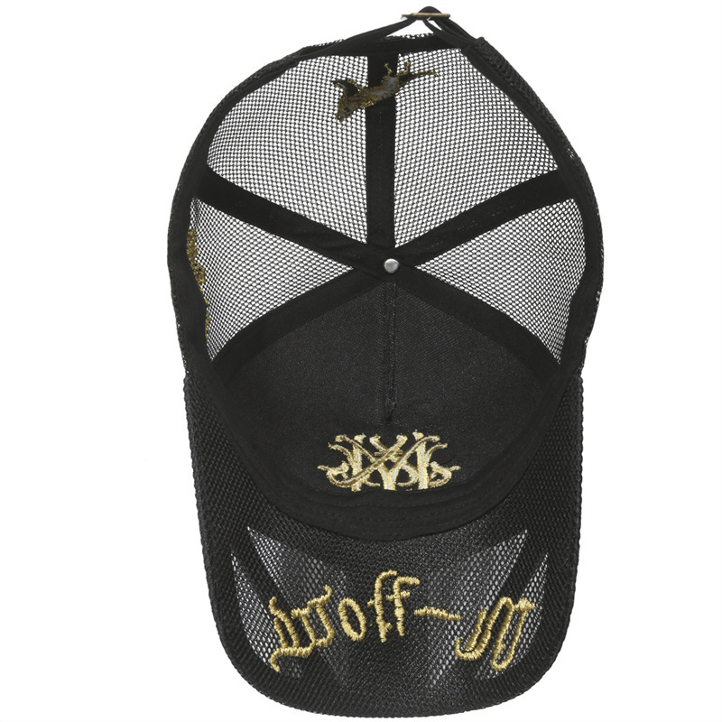 Luxury Brand Designer Cap New Summer Full Mesh Breathable High Top Baseball Cap Fashion Embroidered Duckbill Cap Outdoor Unisex Casual Mesh Hat Trend