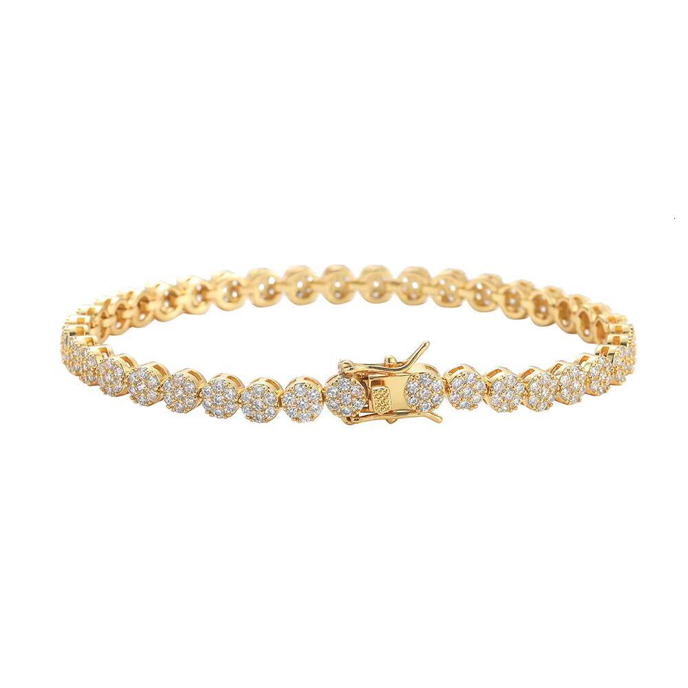 BB244 5MM Brass Cubic Zircon Bracelets Women Fashion Tennis Bracelet