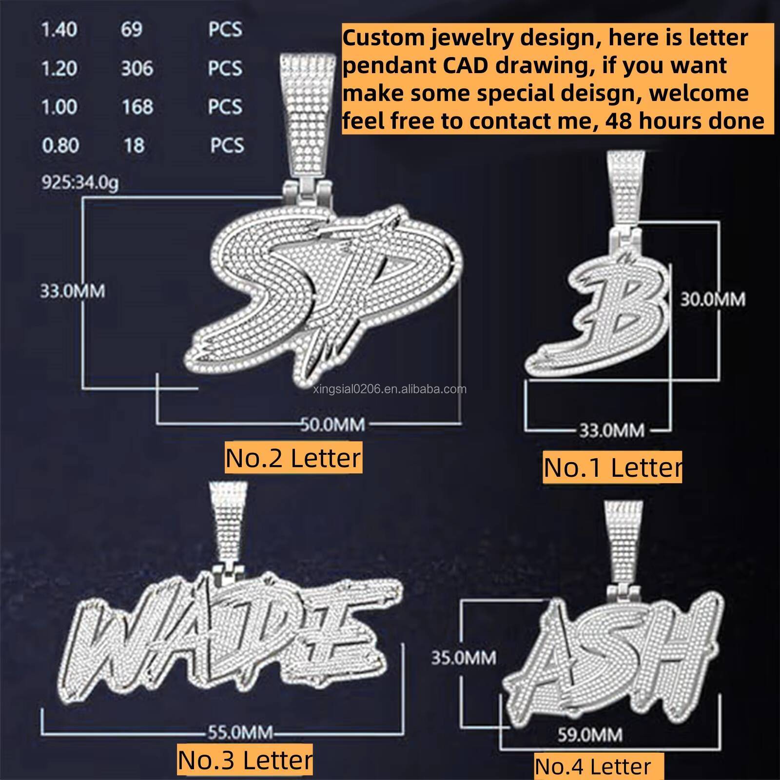Xingsial Custom Hip Hop Women Men Jewelry Cross Vvs Pure Silver 925 Iced Out Moissanite Cross Pendant Without Chain