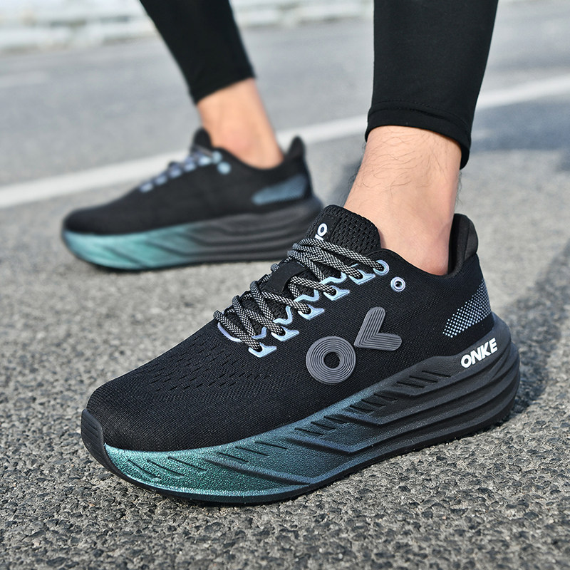 ONKE mens and womens lightweight shock-absorbing running shoes wear-resistant casual sports shoes breathable and comfortable sneakers