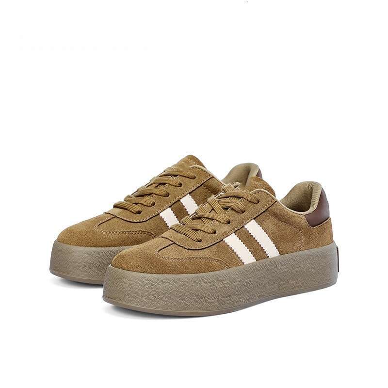 Thick-Soled Casual Sports 2025 Spring and Autumn New Style Student Versatile Training Sneakers Lace-Up Forrest Gump Women's Shoes