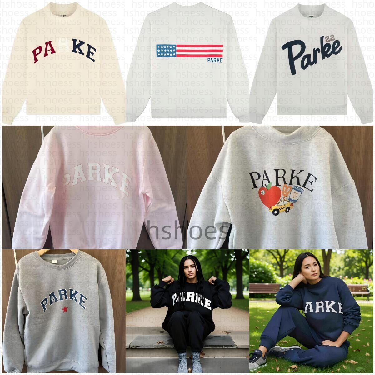Parke Mockneck Hoodies Women Parke Sweatshirt Womens Yoga Fashion Designer Hoodie Sports Jogging Sweatshirt Loose Fit Letter Print Fashion Luxury Women Hoodie