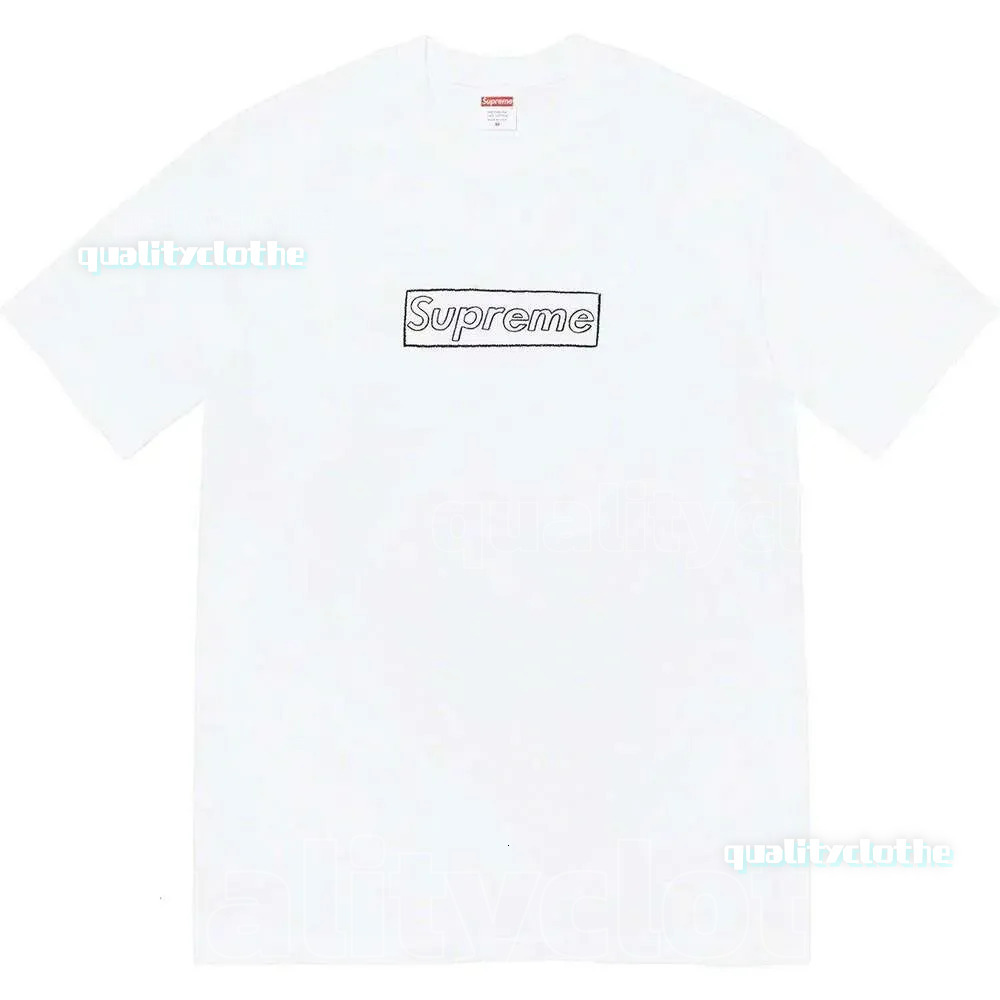 Marty Supremely T Shirts Designer Shirt Letter Printed Mens Womens Supre Shirt Clothing Loose Tees Tops Man Fashion High Street Classic Graffiti Short Sleeve 50B