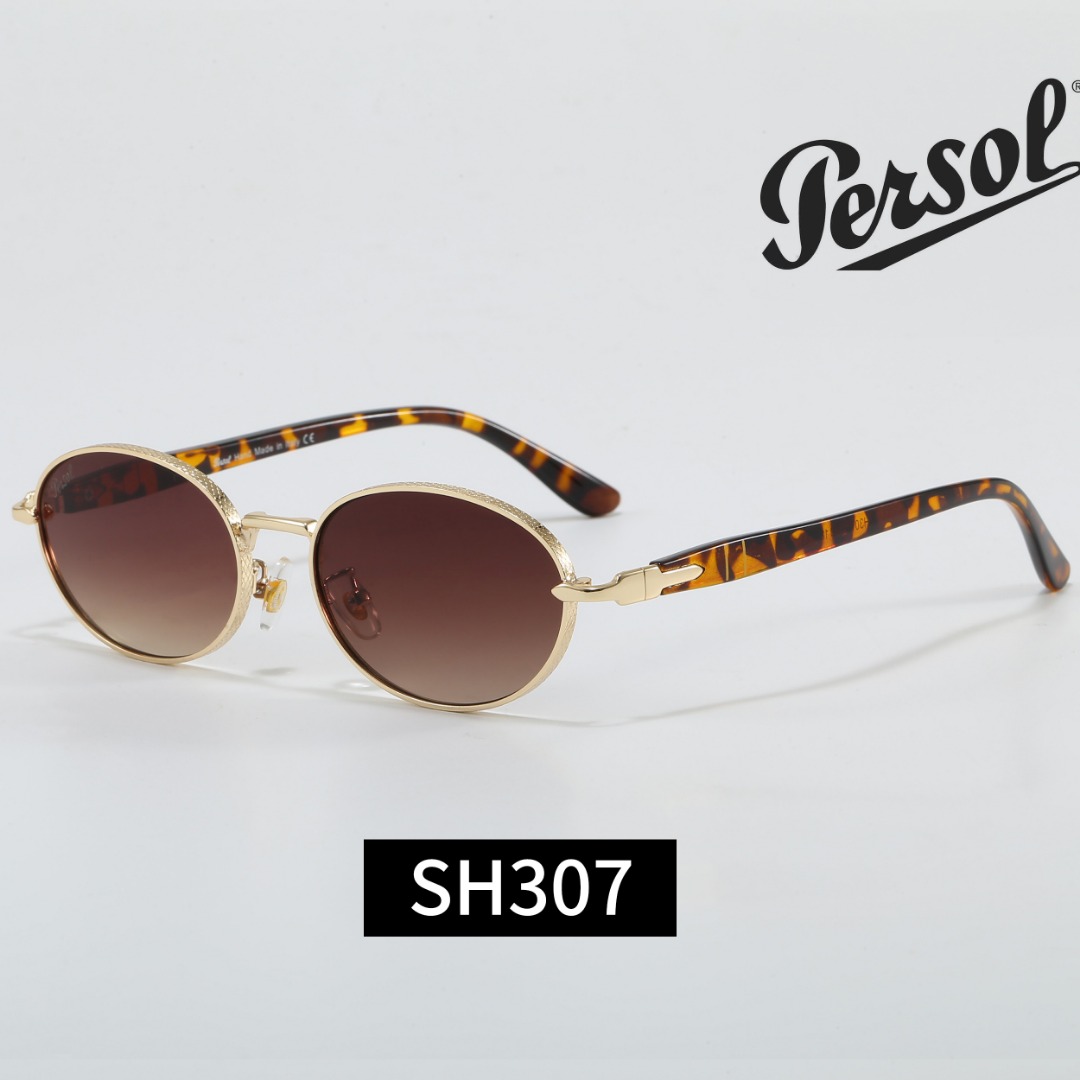 Persols SH305/SH307/SH308 glasses pilot round frame sunglasses For Women high quality Cat Eye Lady sunglasses
