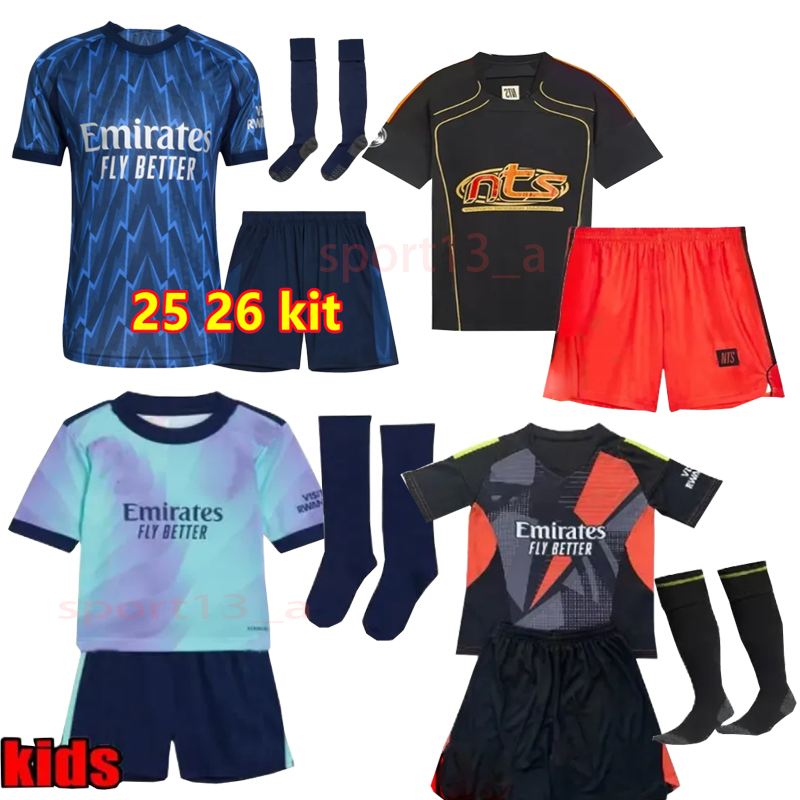 2025/26 season football shirts. Styles include Bukayo Saka Gabriel Martinelli Kai Havertz etc brands for children to football shirts sports shirts Breathable