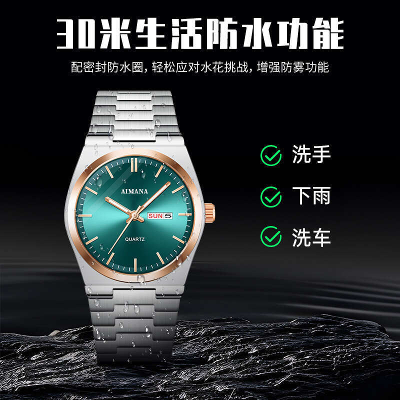 Luxury Steel Band Quartz Watch Business Elite Essential Ultra-Thin Design Accurate Timekeeping combining functionality and practicality with fashion.