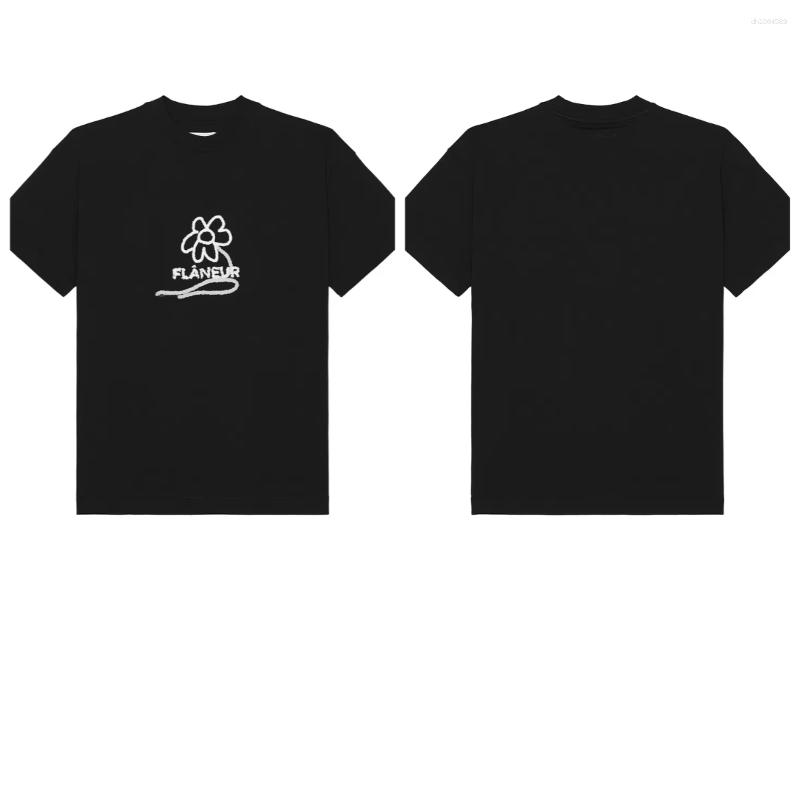 Men's T Shirts 2026 Flaneur Homme Floral Graphic Brand Pattern Printed Tshirts Summer Luxury Cotton Men 'and Women' T-shirts Top Tee