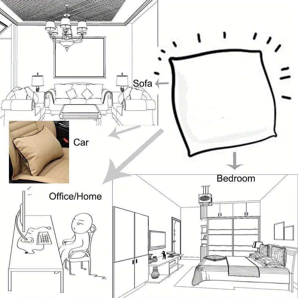 Valentine's Day White cross printed pillowcase, home sofa chair, car decoration pillow cover 26H0113