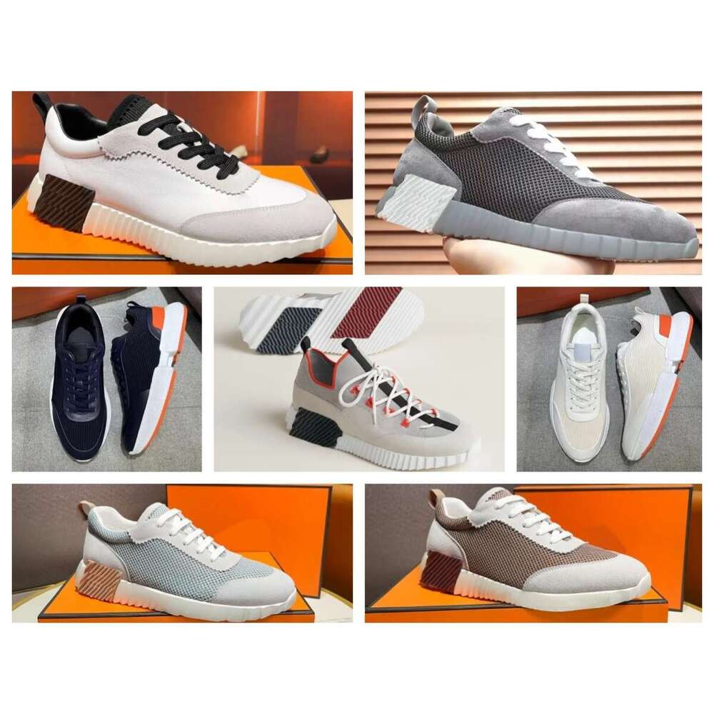 Sneakers H designer Women Men Bouncing versatile style outdoor sport sneaker breathable casual shoes deluxe design brand real Soft size 35-45