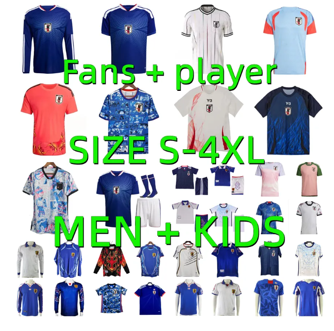 25 26 Japan Soccer Jerseys 20 21 22 24 25 26 27 MINAMINO TOMIYASU TSUBASA Mitoma Maeda maillot japon men kids Football Shirt KYOGO Asano Ito SHIBASAKI KUBO
