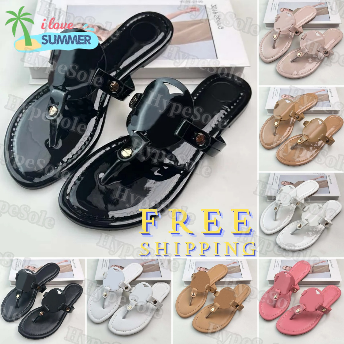 Designer sandals fashionable classic luxury clip on sandals flat sandals breathable and lightweight summer beach shoes comfortable flat shoes beach slippers
