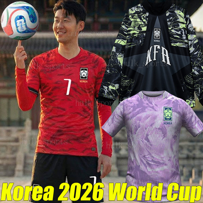 2026 Korea HEUNGMIN SON soccer Jerseys KANGIN JAESUNG HEECHAN HYEONGYU JUNHO JINSEOB JINGYU 26/27 national team men kids kits sets football shirts