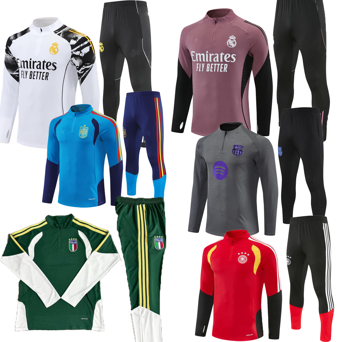 2026 soccer tracksuit Men kids survetement football kits 25 26 27 football tracksuit jersey training suit jogging sets Survetement chandal futbol tuta calcio666