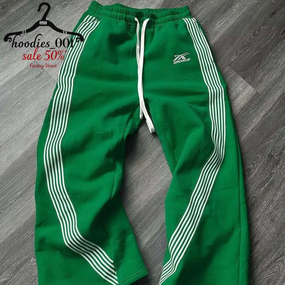 Streetwear Baggy Jogger Pants for Men Side Stripe Casual Sweatpants Multi-Color Sports Casual Fashion Wide Leg Pants clothing printed