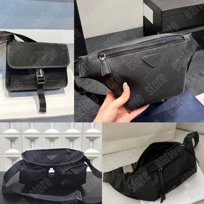 Fashion Bum Bags Designer Belt Bag Man Women Nylon Fanny Pack Outdoor Sporty ReNylon Crossbody Waist Bag Mens Luxury Bumbags Black Chestbag