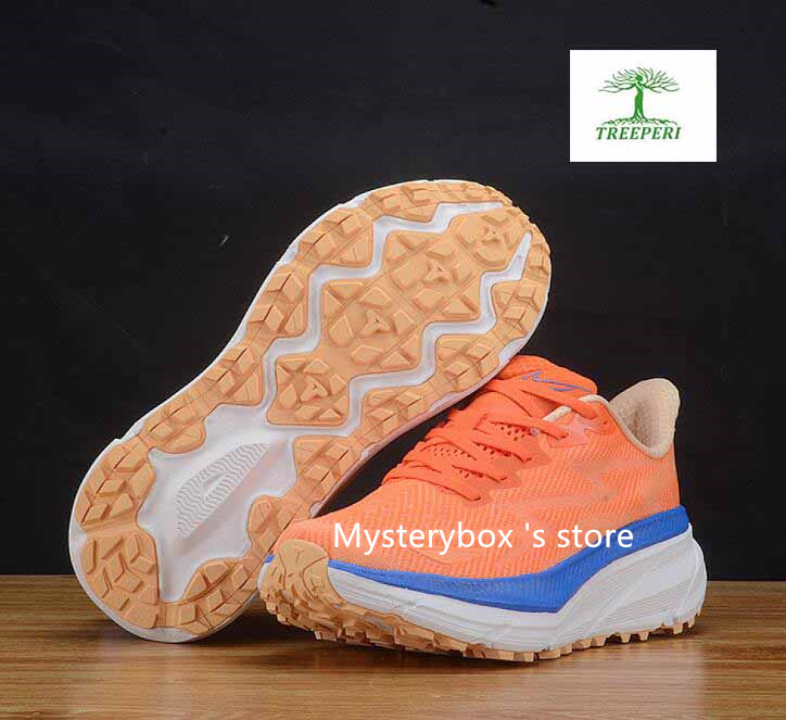 TREEPERI Clifton 9 Road Running Shoes Thick Soled Height Increasing Training Couples Leisure Slow Run Breathable Non SlipS Mysterybox Store T09 traini