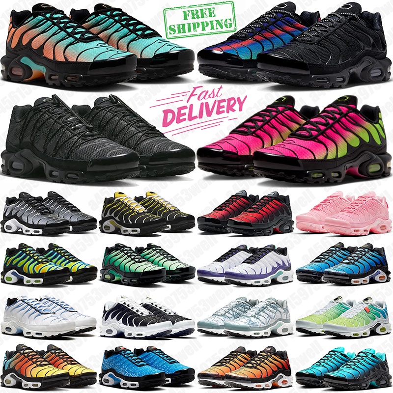 free shipping tn terrascape plus running shoes mens trainers tns Unity Utility Berlin Black White Greedy Hyper Blue tnss womens men outdoor sports sneakers fashion