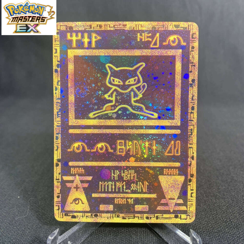 Pokemon Shining Mewtwo Holographic Mew Ex GX VMX Hobbies Rare Collection Battle Cards Proxy Card Toys Gifts L260114