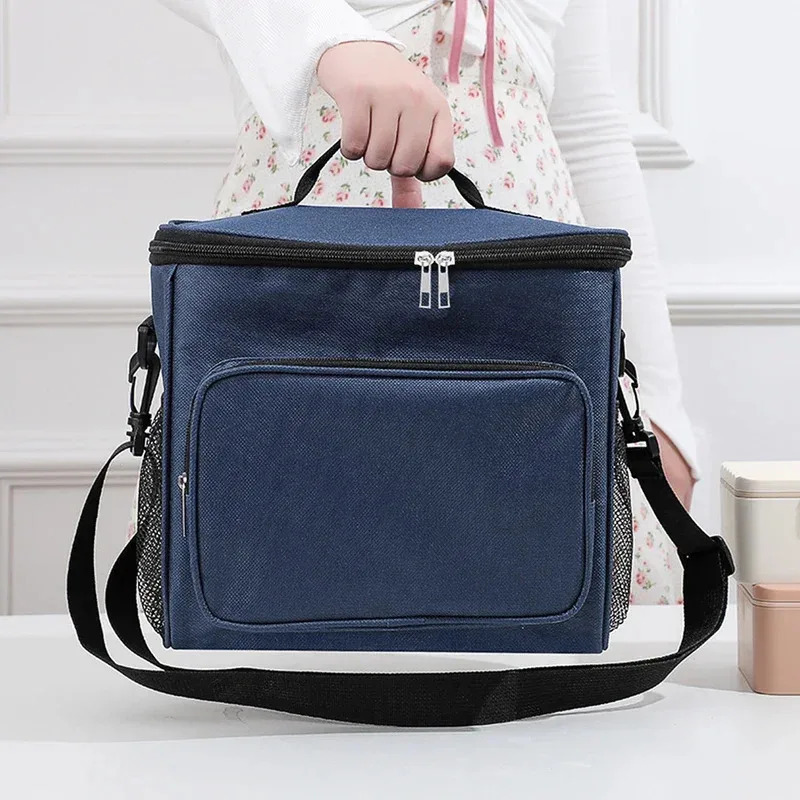 Mens and womens insulated lunch bags with adjustable shoulder straps large refrigerated tote leak proof 260114