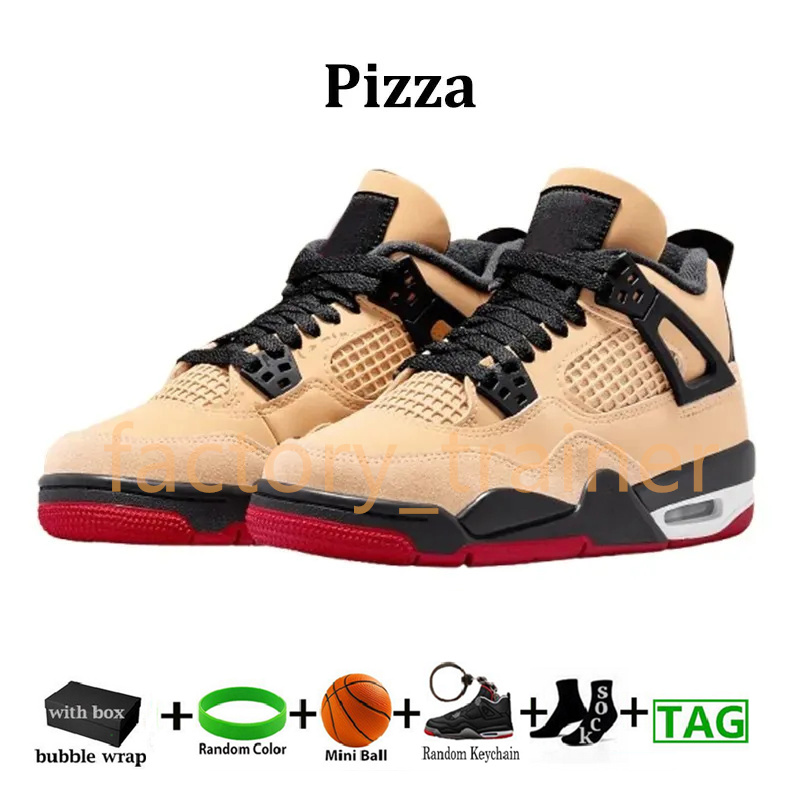 2026 Designer New basketball shoes 4 Black Cat Worn Blue White Cement Black Meatllic Black Cool Grey Concerd Flu Game mens sneakers womens runner trai