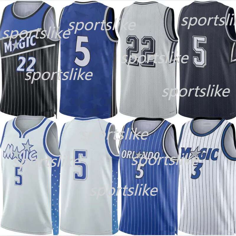 25 26 ORL Magics Basketball Jerseys Paolo Banchero Franz Wagner Desmond Bane Jalen Suggs Jonathan Isaac Goga Bitadze Wendell Carter Tristan da Silva City Jersey