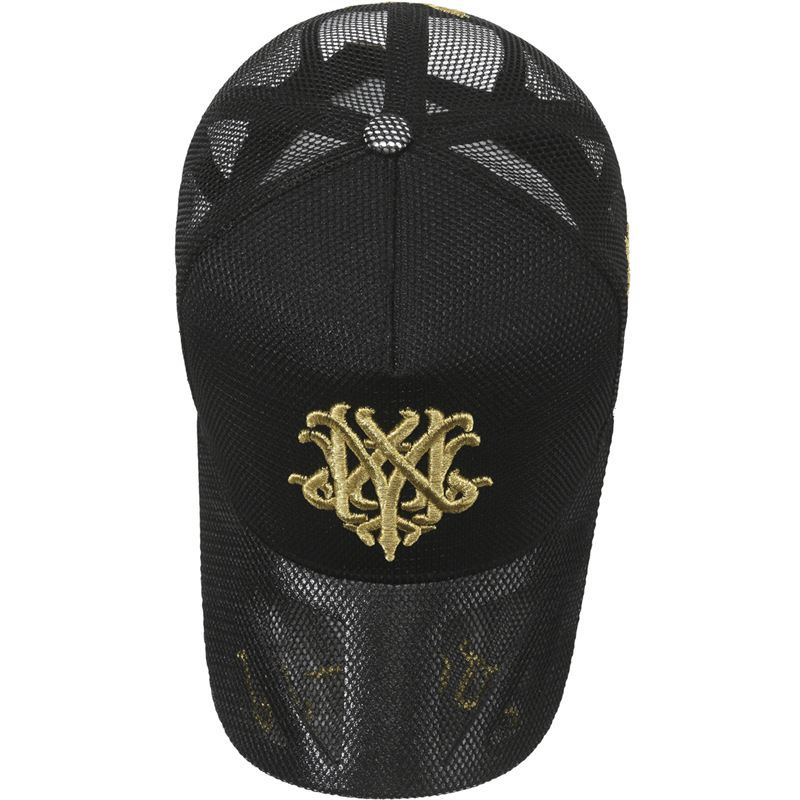 Luxury Brand Designer Cap New Summer Full Mesh Breathable High Top Baseball Cap Fashion Embroidered Duckbill Cap Outdoor Unisex Casual Mesh Hat Trend
